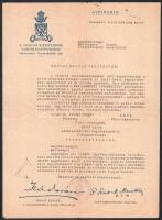 cca 1928 A Magyar Szervitarend Tartományfőnöksége Máriaremetei Gyermeküdülő Alap által gyermeküdülő ügyében küldött levél