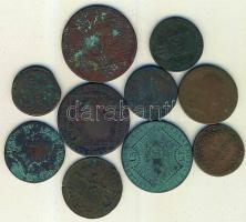 Ausztria/magyar verdejel 1790-1816. 1Kr (4x) 3klf, 3Kr (3x), 15Kr (2x), 30Kr (1x) T:3,3/4 Összesen 1...