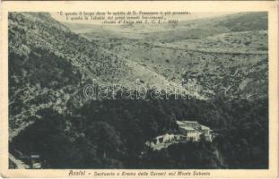 1929 Assisi, Santuario o Eremo delle Carceri sul Monte Subasio