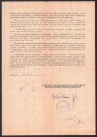 1973 Bp., A Nácizmus Magyarországi Üldözötteinek Országos Érdekvédelmi Szervezete által kiállított k...