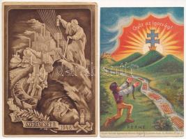 7 db RÉGI képeslap: történelmi magyar városok, motívumok / 7 pre-1945 postcards: Historical Hungaria...