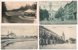 7 db RÉGI felvidéki város képeslap / 7 pre-1945 Upper-Hungarian (Slovakian) town-view postcards