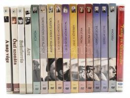 Ingmar Bergmann DVD-filmek, 16 db, közte két duplummal, benne bontatlanok is.