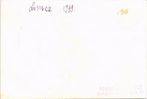 1939 Losonc, Lucenec; Tüzér laktanya / military artillery barrack. Monostory György photo (non PC)