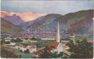 Bolzano, Bozen-Gries (Südtirol); Rosengarten / Catinaccio (small tear)
