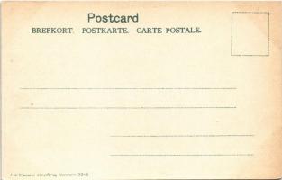 Stockholm, The Royal Castle, tram, horse-drawn carriages. Axel Eliassons Konstförlag No. 3348. (EK)