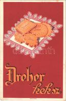 1933 Dreher keksz reklám / Hungarian biscuit advertisement (EB)