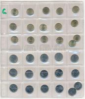 1992-2007. 1Ft Cu-Ni + 2Ft Cu-Ni (a teljes sor 3x, összesen 96db) T:1-2-