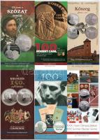 2004-2020. 35db színes MNB tájékoztató emlékpénzekhez
