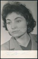 Kohut Magda (1928) Jászai Mari-díjas magyar színésznő aláírása az őt ábrázoló fotón