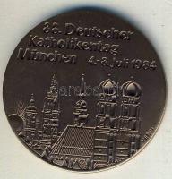 NSZK 1984. "88. Német Katolikus Napok-München" Br emlékérem T:1