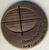 NSZK 1984. "88. Német Katolikus Napok-München" Br emlékérem T:1