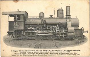 A Magyar Királyi Államvasutak 320. sor. HUNGARIA (2-C) jellegű, hegyipálya mozdonya. Építette a MÁV gépgyára Budapesten 1892-ben. A Gőzmozdony kiadása / Hungarian State Railways locomotive, mountain railway (EK)