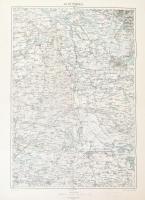 1926 Munkács és környékének katonai térképe, kiadja: M. kir állami térképészet, 64×47 cm