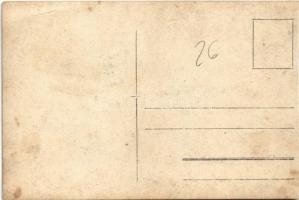 A Magyar Királyi Államvasutak (MÁV) gőzmozdonya / Hungarian State Railways locomotive. photo (vágott...