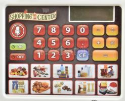 Klein Toys Elektronikus pénztárgép, vonalkód olvasóval, a bankkártyák, a pénzérmék (2 kivételével), ...