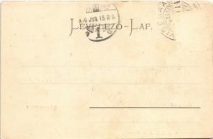 1906 Visegrád, Salamon-torony. Verlag M. H. jr. Nro. 16. (ázott sarok / wet corner)