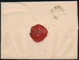 1847 Hainer Ignác (?-?), gróf Batthány Kázmér (1807-1854) magántitkárának saját kézzel írt levele, c...