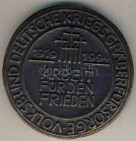 NSZK 1994. "Theodor Heuss" extrém nagyalakú Br plakett T:2