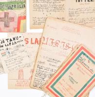 cca 1904-1910 Új kis lap, Gyermekbarát és hasonló neveken készített kézzel írt és rajzolt gyermek új...