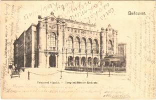 1902 Budapest V. Fővárosi vigadó. Ganz Antal 90. (vágott / cut)