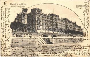 1903 Budapest V. Grand Hotel Hungária szálloda, rakpart. Divald Károly 636. sz. (EK)