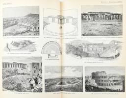 Ókori lexikon. Szerk.: Pecz Vilmos. 1-2. köt. Bp., 1902-1904, Franklin. Aranyozott gerincű egészvász...