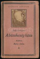 Jack London: A büszkeség háza. Bp., (1925), Tolnai Világlapja. Kiadói papírkötés, kötés sérült, kopottas állapotban.