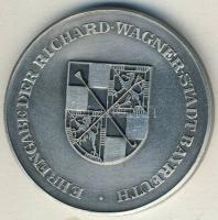 NSZK 1962. "Műúszó bajnokság-Bayreuth" ffém díjérem T:1