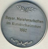 NSZK 1962. "Műúszó bajnokság-Bayreuth" ffém díjérem T:1