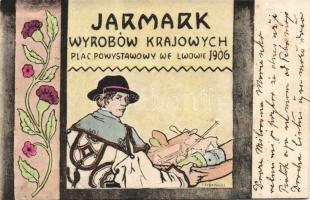 Lvov Market commercial 1906 s: Rybkowski