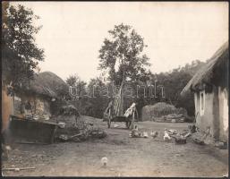 cca 1930 M. kir. Téli Gazdasági Iskola Csongrád 3 db nagy méretű fotó 29x22 cm