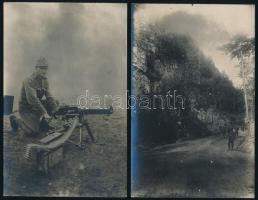 6 db I. világháborús katonai fotó és fotólap az ojtozi szorosból is