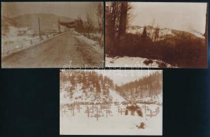 6 db I. világháborús katonai fotó és fotólap feliratozva