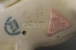 Roxal Dux elefánt. Kézzel festett, jelzett,hibátlan 13x9 cm