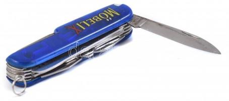 Bicska. Möbelix felirattal, kék nyéllel sok funkcióval