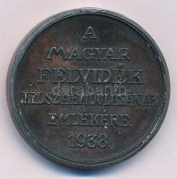1938. Felvidéki Emlékérem Br kitüntetés fül nélkül T:3 Hungary 1938. Upper Hungary Medal Br decoration without ear C:F  NMK 427.