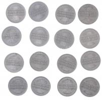 Német Birodalom / Weimari Köztársaság 1920-1922. 50pf Al (16db, javarészt D verdejellel) T:1-3
Germ...