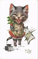 Painter cat. T.S.N. Serie 1730. (6 Dess.) s: Arthur Thiele