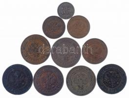 Orosz Birodalom 1898-1915. 1/2k-3k Cu (10xklf) T:1--3
Russian Empire 1898-1915. 1/2 Kopeck - 3 Kope...