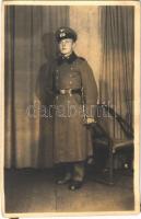 WWII German Nazi military officer. photo (glue marks)