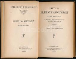 Wilhelm Dilthey: Élmény és költészet. Három tanulmány. Az európai irodalom fejlődése. Novalis - Höld...