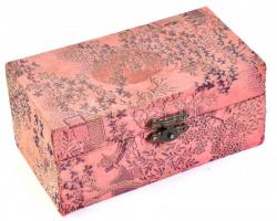 Kínai yin-yang mintás nyugi golyó pár, szövetborítású dobozban