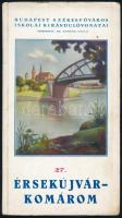 Budapest székesfőváros iskolai kirándulóvonatai 27.: Érsekújvár, Komárom. Szerk.: Bodnár Gyula. Bp., 1939, Budapest Székesfőváros Házinyomdája. Térképekkel. Kiadói papírkötés, a borítón kis szakadással.