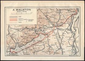 Budapest székesfőváros iskolai kirándulóvonatai 14.: Balaton. Szerk.: Bodnár Gyula. Bp., 1935, Budap...