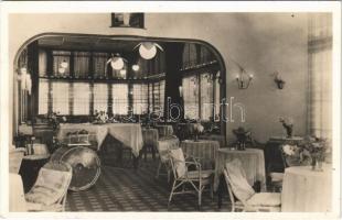 1941 Siófok, Fürdőtelepi Bar, belső. Foto Nagy kiadása. Leica felvétel (Schleussner film)