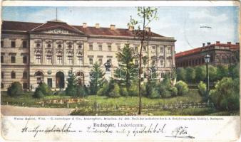 1900 Budapest VIII. Ludoviceum, Ludovika. Walter Haertel. C. Andelfinger & Cie. Kunstanstalt Nr. 162. Nach der Aufnahme des k.k. Hofphotographen Erdélyi (EM)
