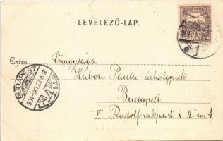 1901 Budapest V. Kossuth Lajos utca, üzletek. Divald Károly 212. sz. (EK)