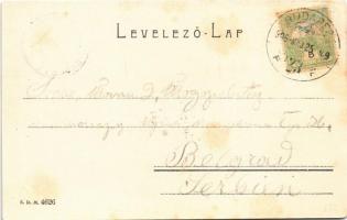 1906 Budapest XIII. Margitsziget, Nagyszálloda. Ganz Antal 103. sz. (r)