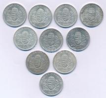 1939. 1P Ag (10x) T:1-,2 
Adamo P6